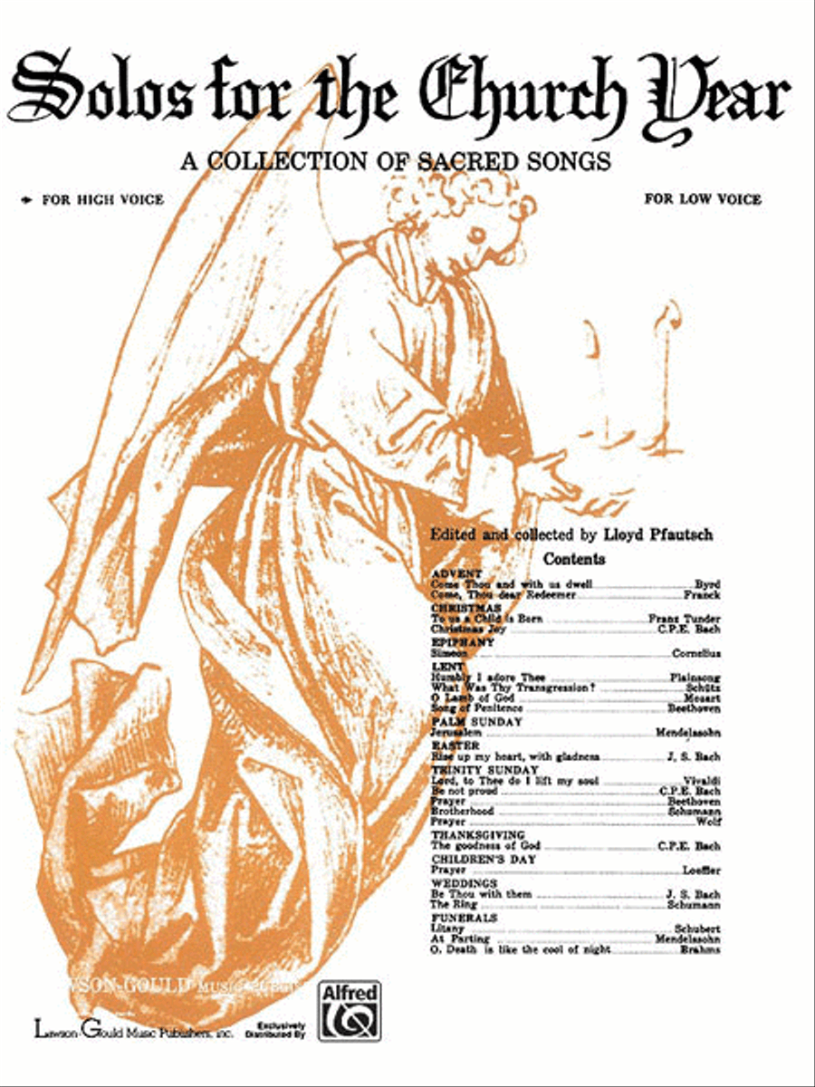 Solos for the Church Year Voice scores gallery preview page 1