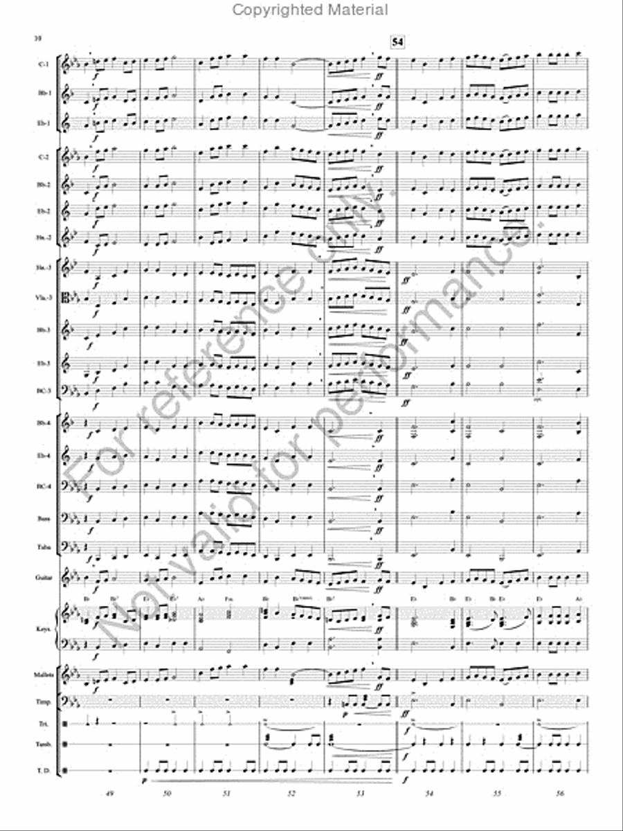 Rondeau Rondeau Concert Band scores gallery preview page 11