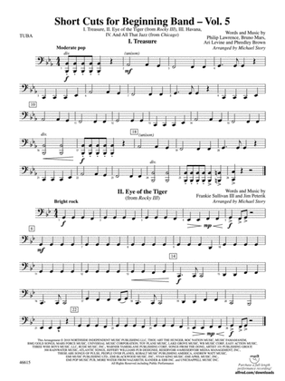 Short Cuts for Beginning Band -- Vol. 5: Tuba