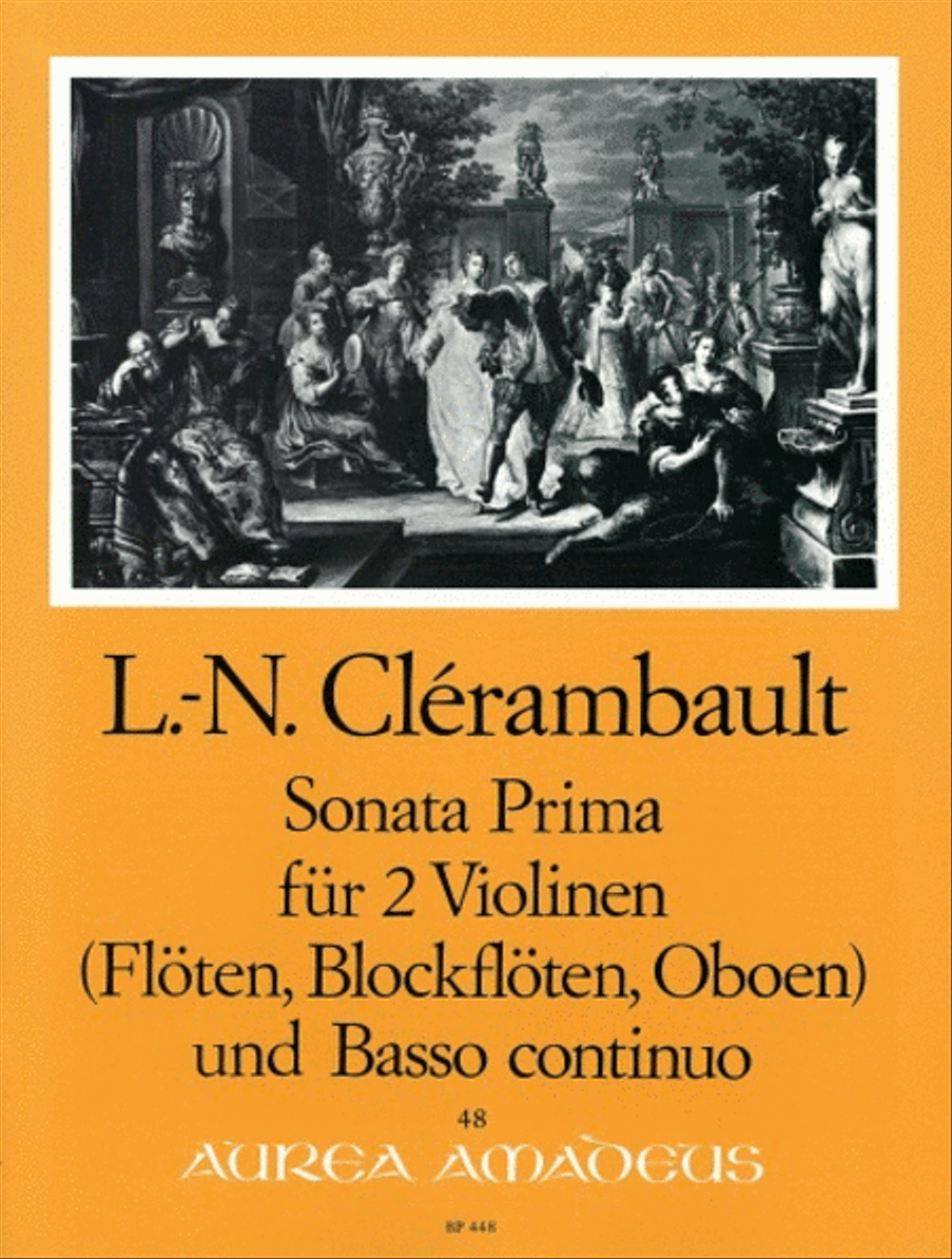 Sonata prima Sonata prima Flute scores gallery preview page 1