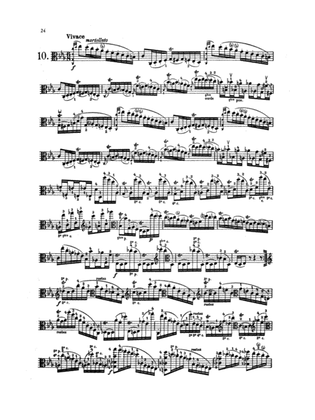 Paganini: Twenty-four Caprices, Op. 1 No. 10 (Transcribed for Viola Solo)