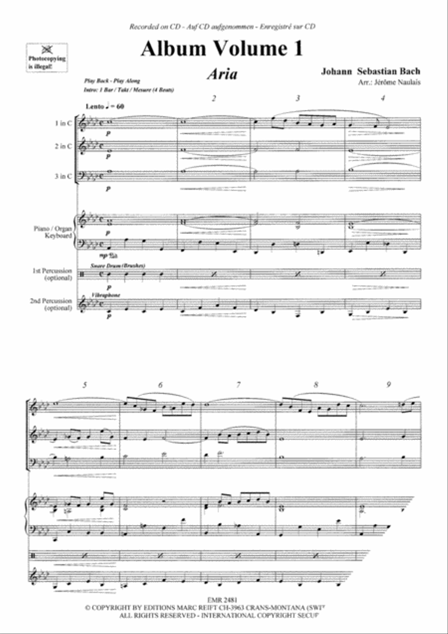 Album Volume 1 Brass Trio scores gallery preview page 3