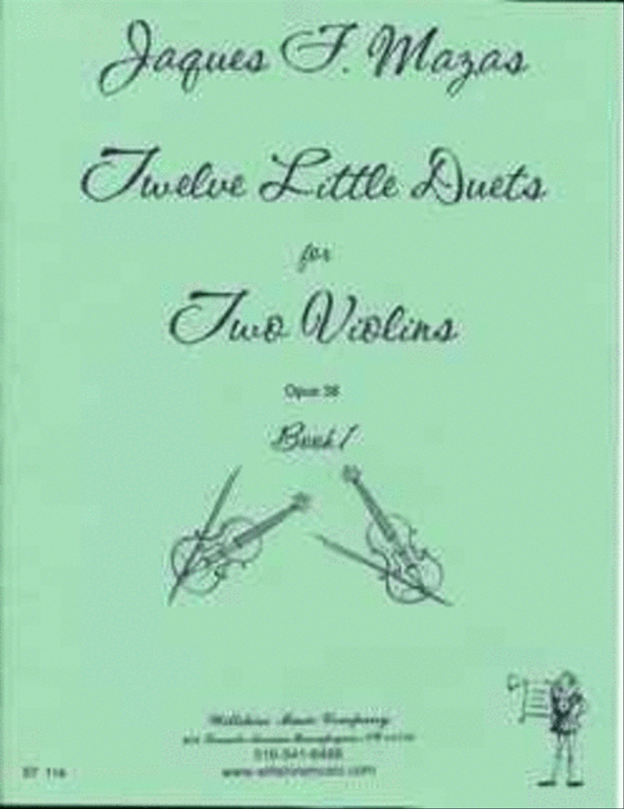 12 Little Duets Op. 38 - Book 1 (#s 1-6) String Duet scores gallery preview page 1