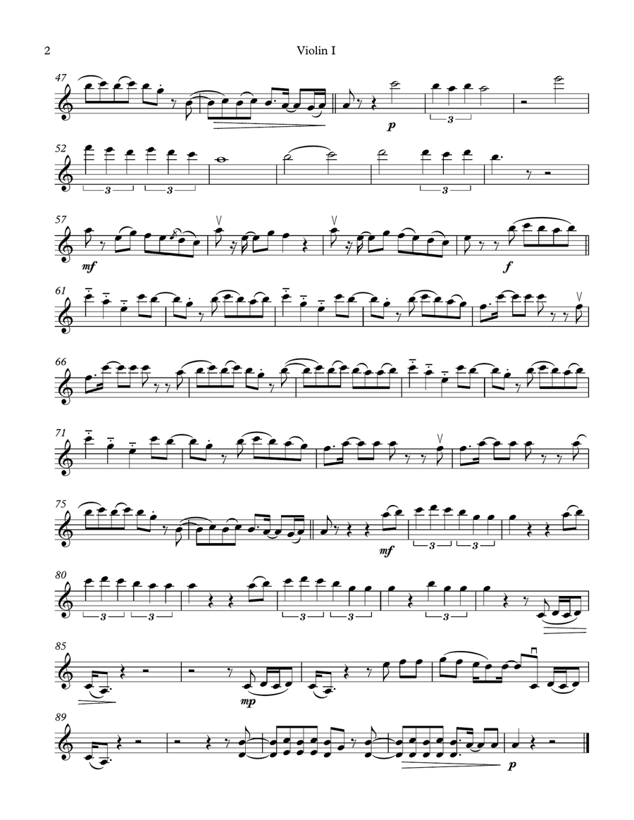 Senorita String Quartet scores gallery preview page 2