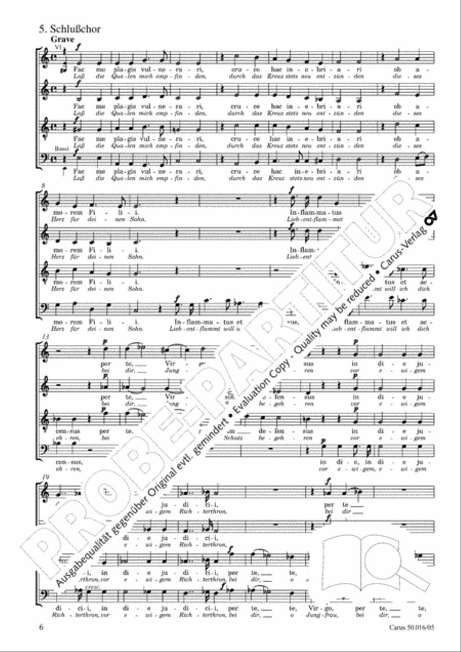 Stabat Mater in C minor STB scores gallery preview page 7