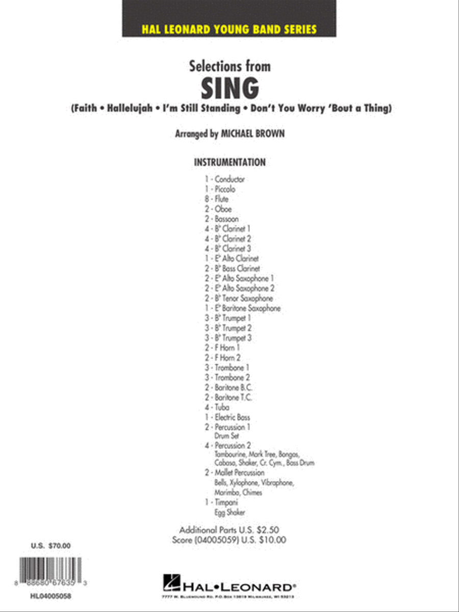 Selections from Sing Concert Band scores gallery preview page 14