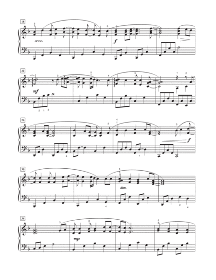 Born On Christmas Day Born On Christmas Day Piano Solo scores gallery preview page 2