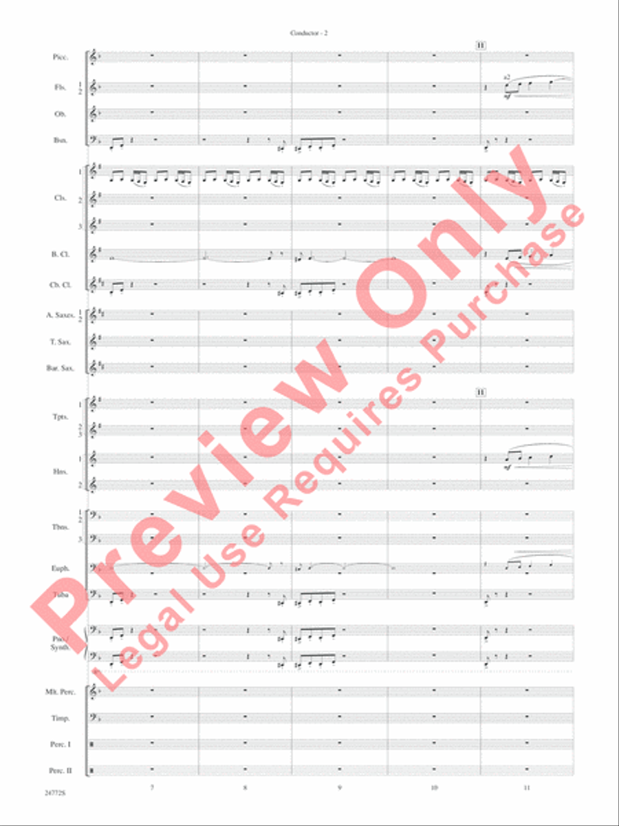 The Star WarsA(r) Epic - Part I, Suite from Concert Band scores gallery preview page 5