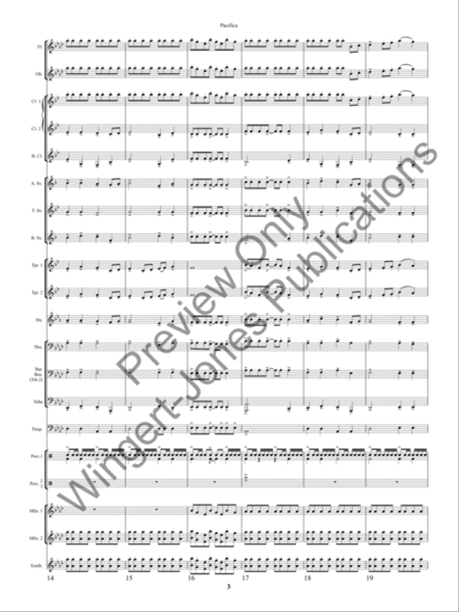 Pacifica Concert Band scores gallery preview page 6