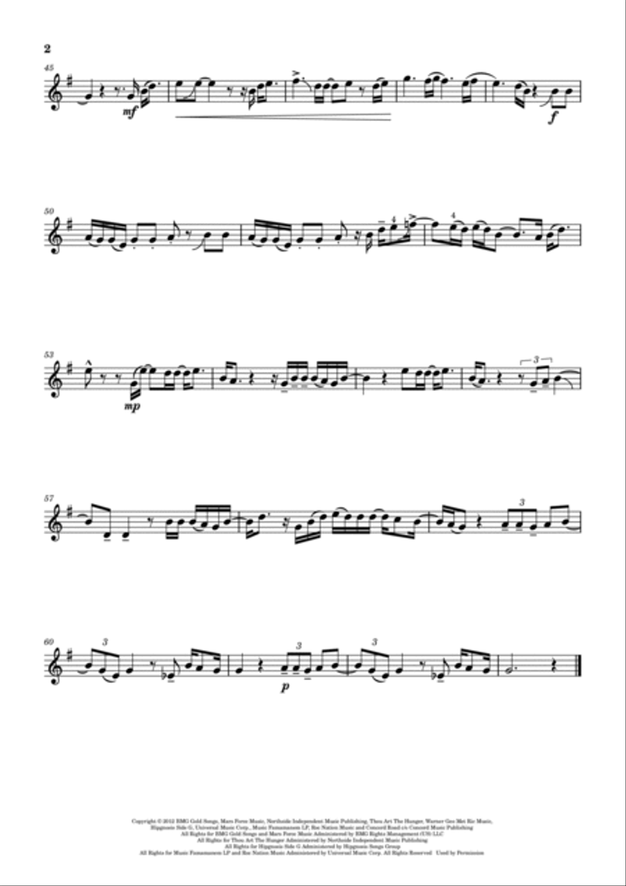 When I Was Your Man Piano scores gallery preview page 4