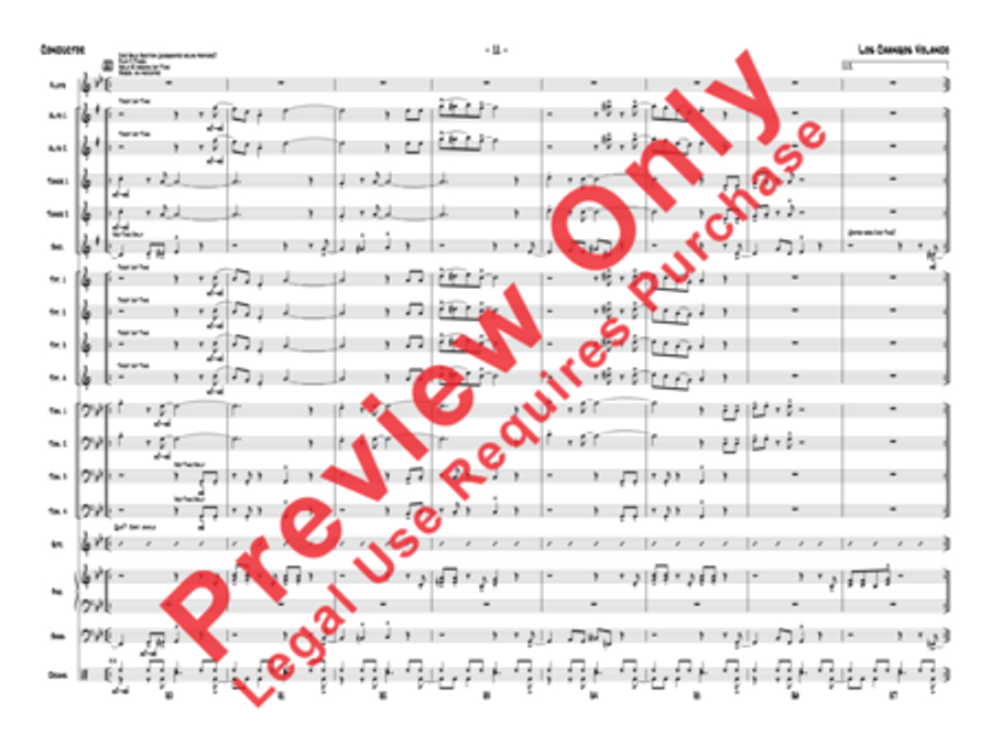 Los Changos Volando Jazz Ensemble scores gallery preview page 14