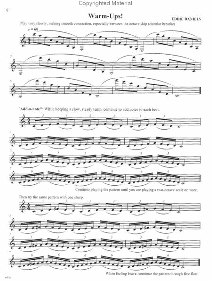 The Vandoren Etude and Exercise Book for Clarinet B-Flat Clarinet scores gallery preview page 2