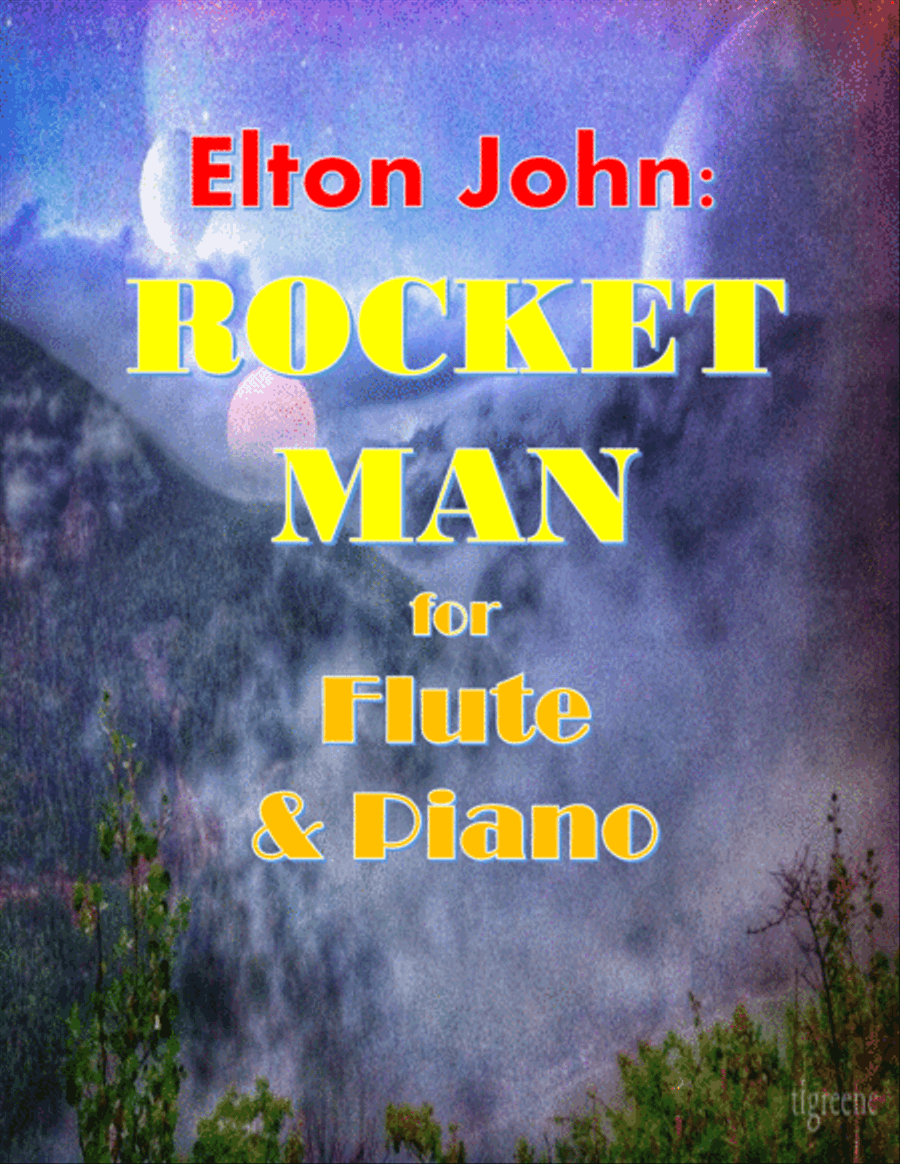 Rocket Man (I Think It's Gonna Be A Long Long Time) Flute Solo scores gallery preview page 1