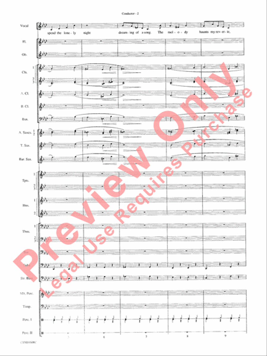 Star Dust Star Dust Concert Band scores gallery preview page 5