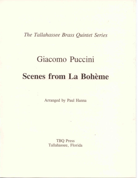 Scenes from La Bohème