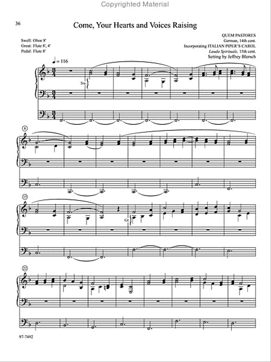 Musica Sacra: Easy Hymn Preludes for Organ, Vol. 8 Organ scores gallery preview page 13