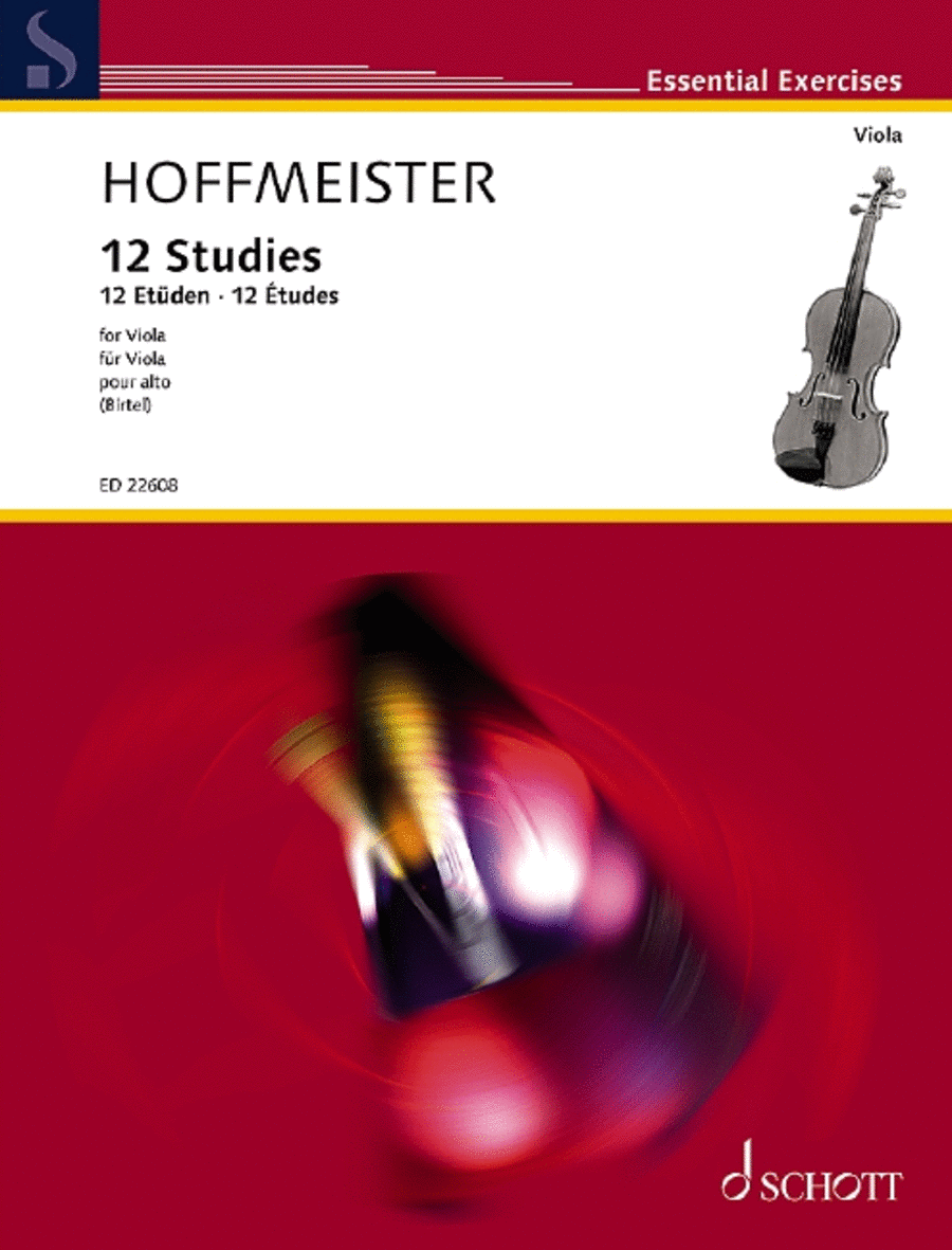 12 Studies Viola Solo scores gallery preview page 1