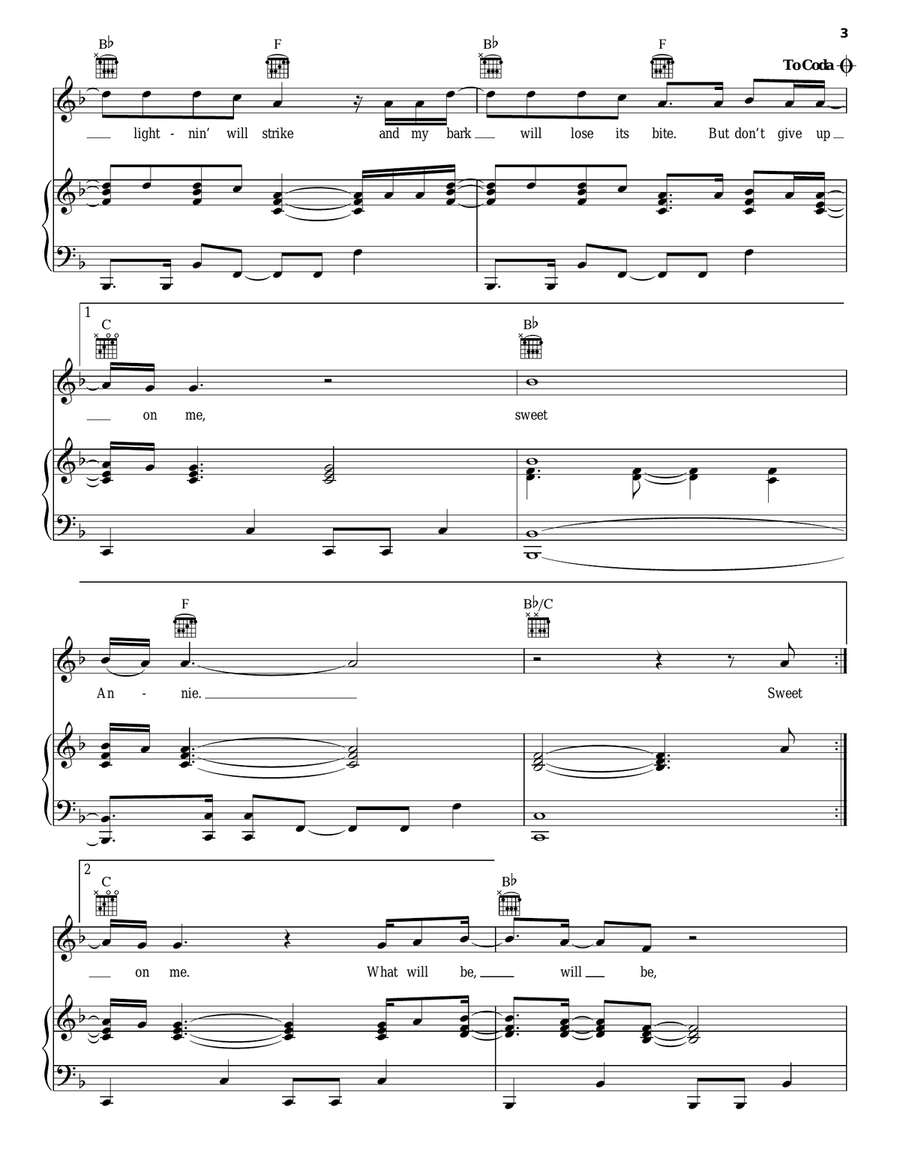 Sweet Annie Acoustic Guitar scores gallery preview page 3