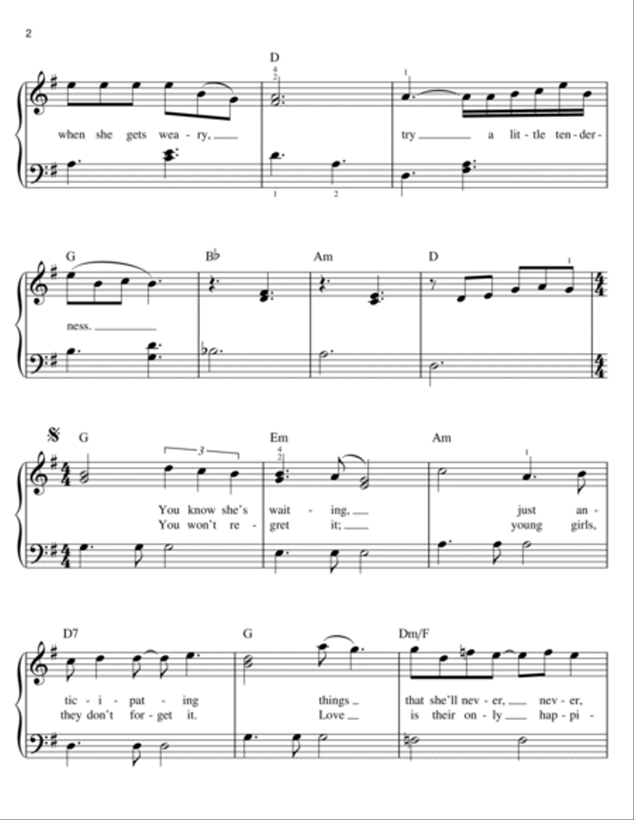 Try A Little Tenderness Voice scores gallery preview page 2