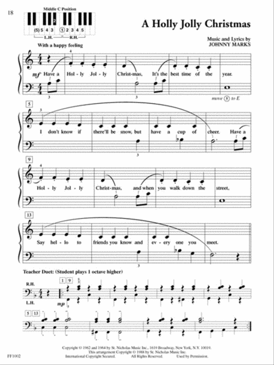 PlayTime® Piano Christmas Piano Method scores gallery preview page 3