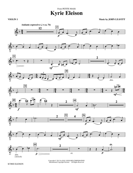 Kyrie Eleison (from Petite Mass) - Harp