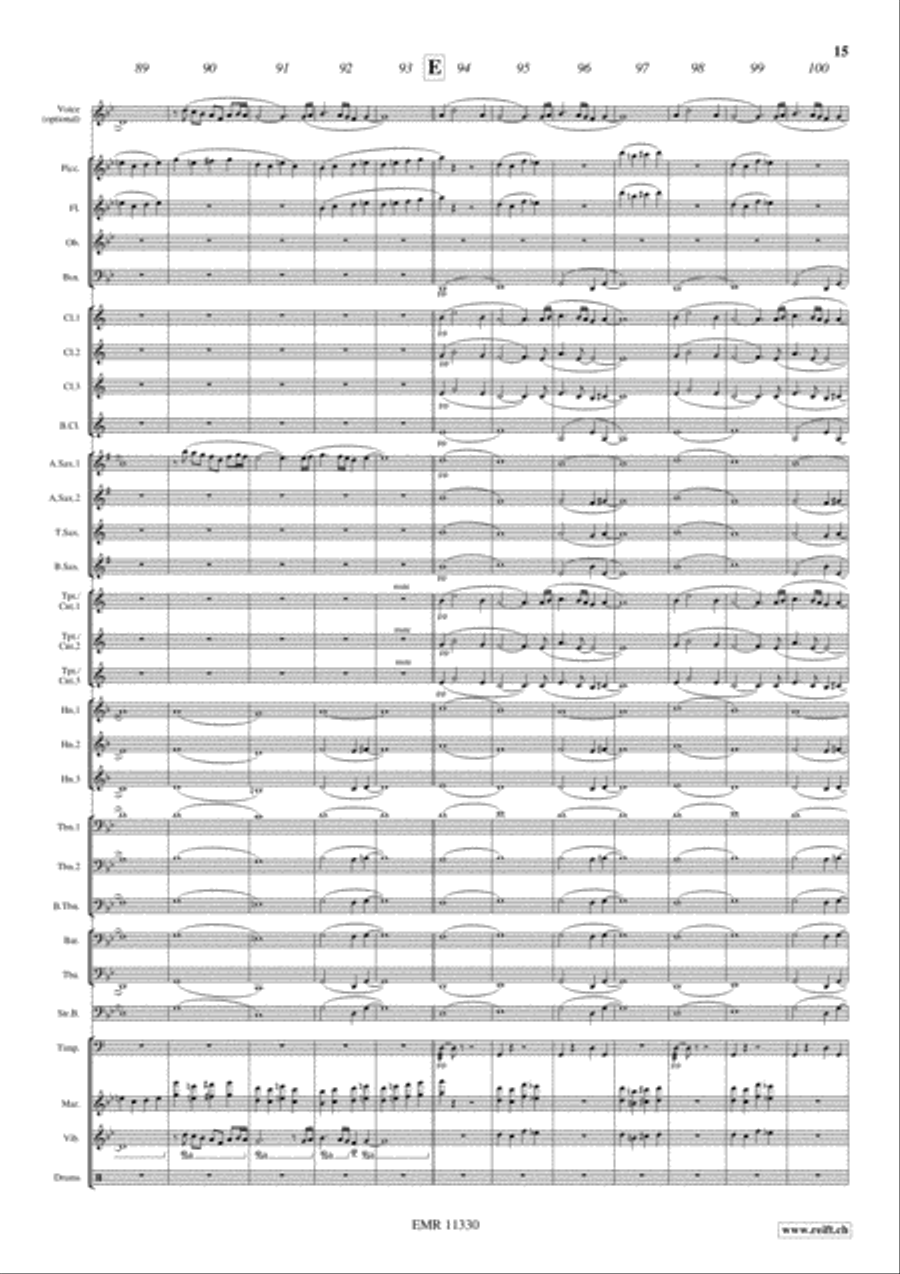 Blade Runner Concert Band scores gallery preview page 16