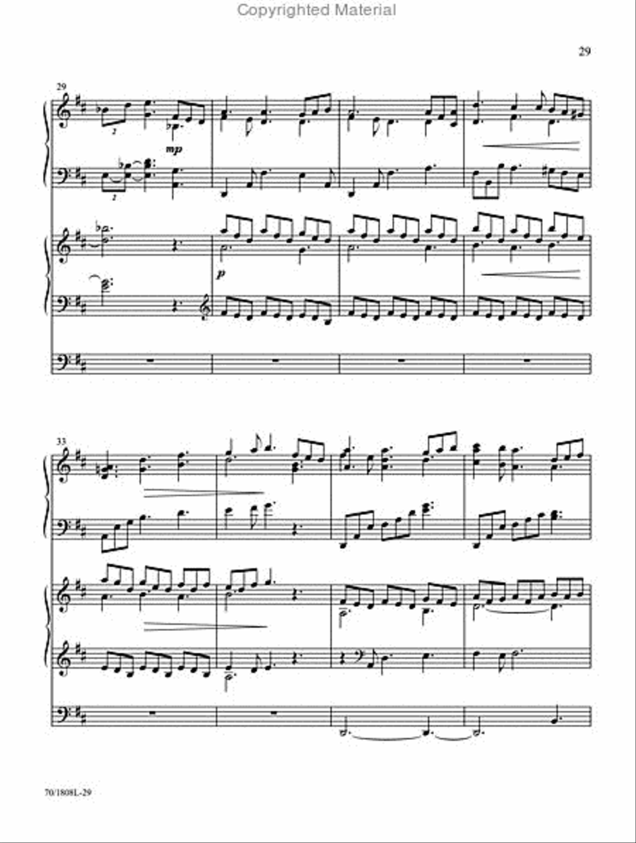 Showers of Blessing Organ scores gallery preview page 8