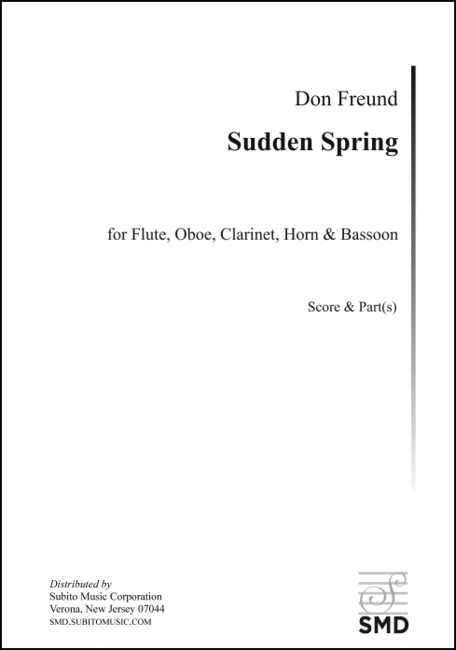 Sudden Spring Sudden Spring Bassoon scores gallery preview page 1