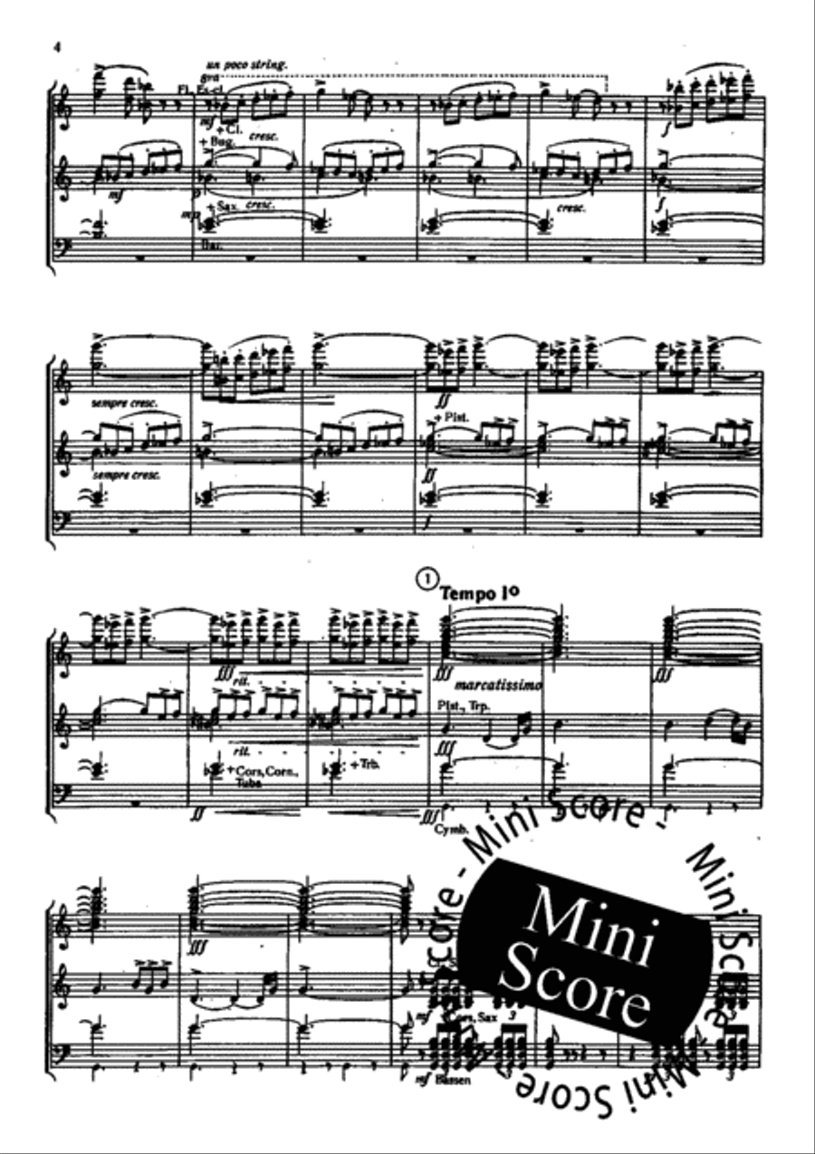 Capriccio Italien Capriccio Italien Concert Band scores gallery preview page 7