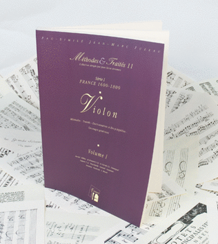 Book cover for Methods & Treatises Violin - Volume I - France 1600-1800