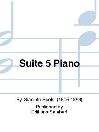 Book cover for Suite 5 Piano