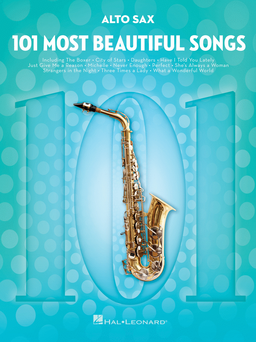 101 Most Beautiful Songs Alto Saxophone scores gallery preview page 1
