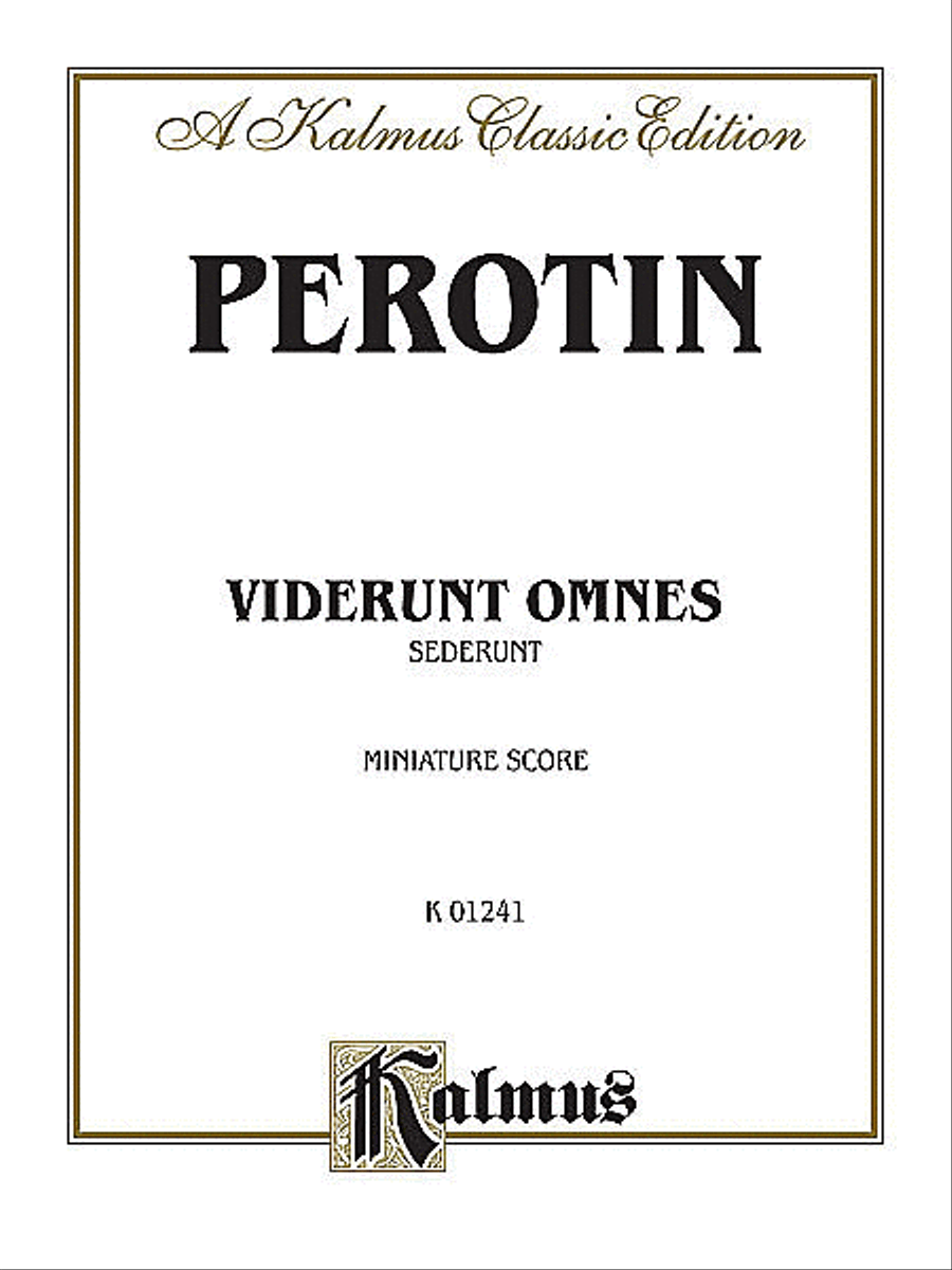 Viderunt omnes and Sederunt Choir scores gallery preview page 1