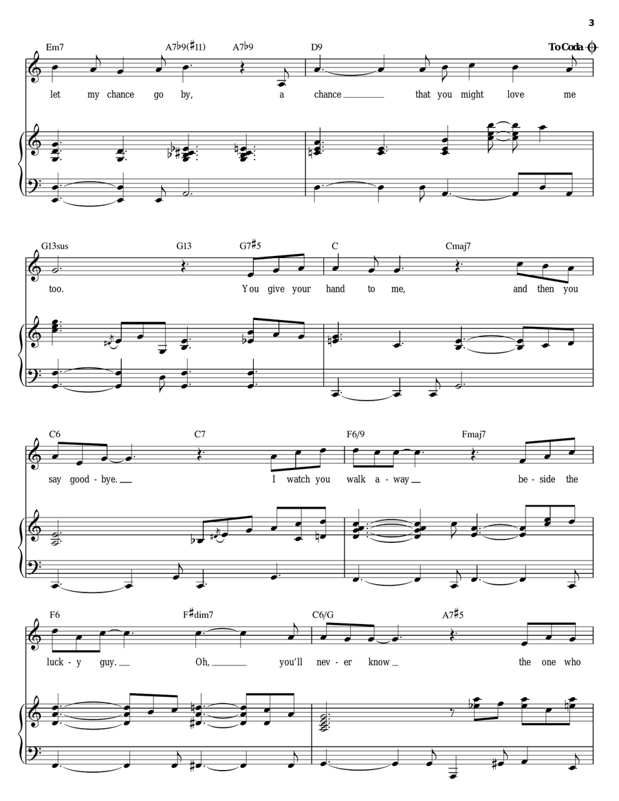 You Don't Know Me Piano, Vocal scores gallery preview page 3