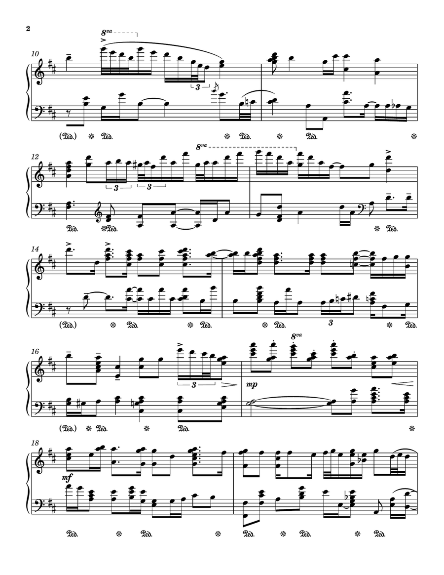 You Belong To My Heart (Solamente Una Vez) Piano Solo scores gallery preview page 2