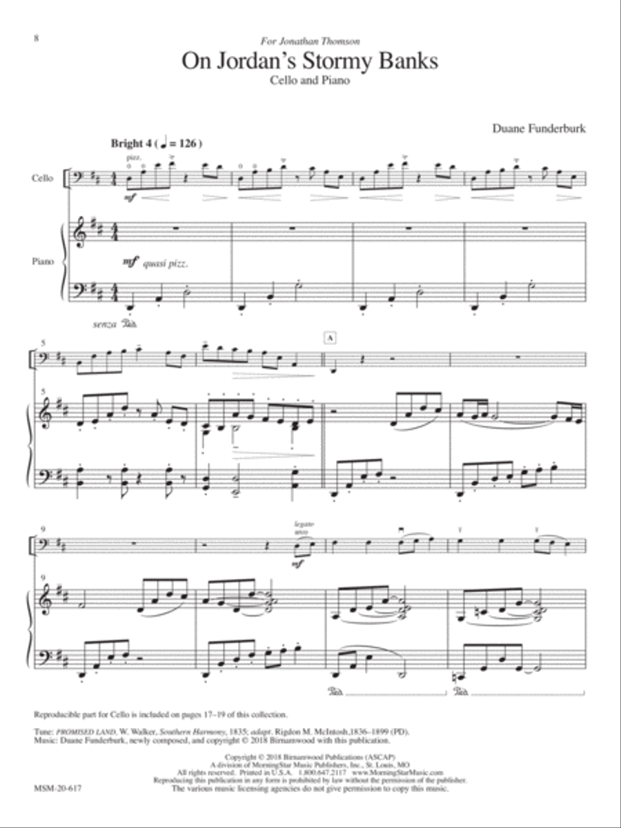 Two Pieces for Cello and Piano Piano Accompaniment scores gallery preview page 6