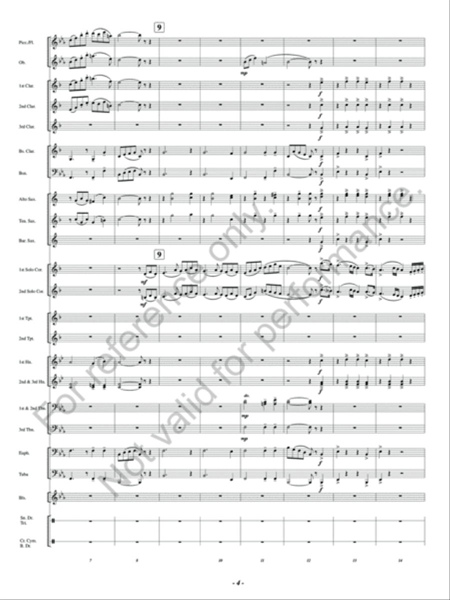 Side Partners Concert Band scores gallery preview page 5
