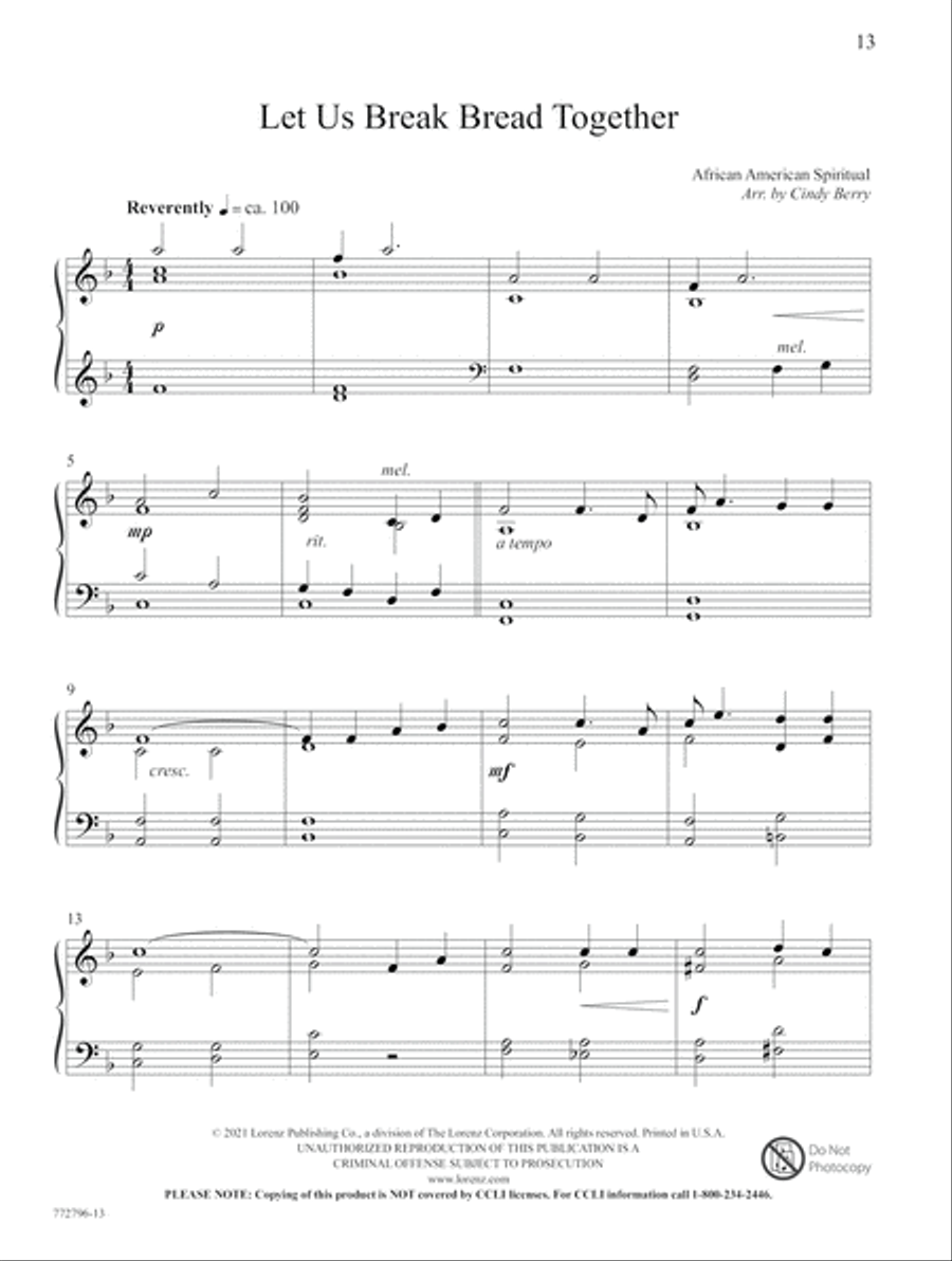 Crucified and Triumphant King! Piano Solo scores gallery preview page 6