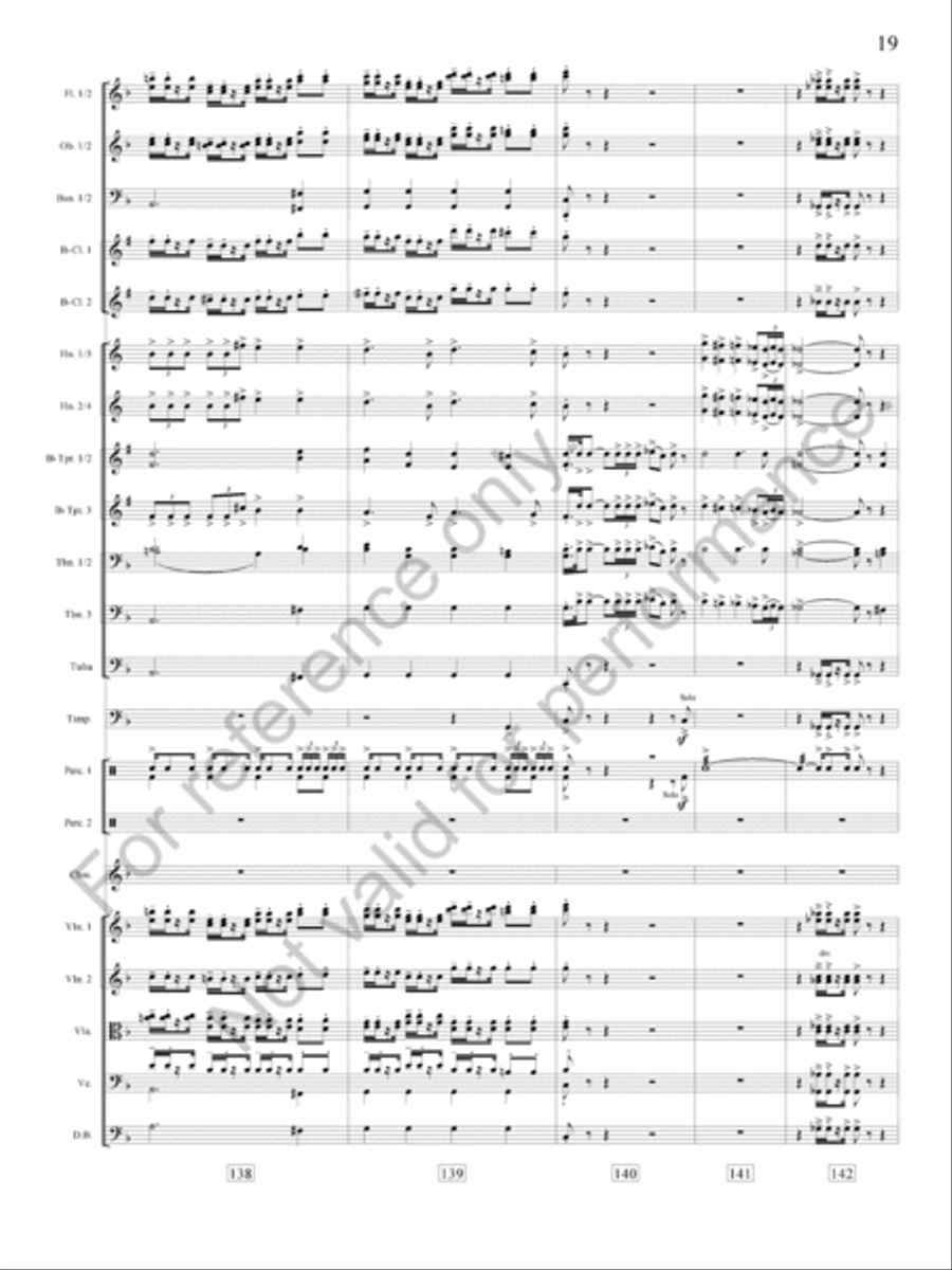 God Of Our Fathers Full Orchestra scores gallery preview page 20