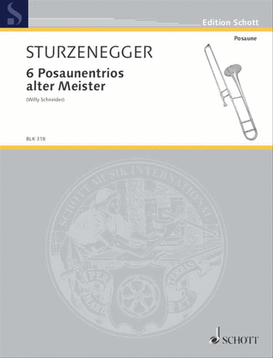Trombone Trios 6 Of Old Masters Trombone Trio scores gallery preview page 1