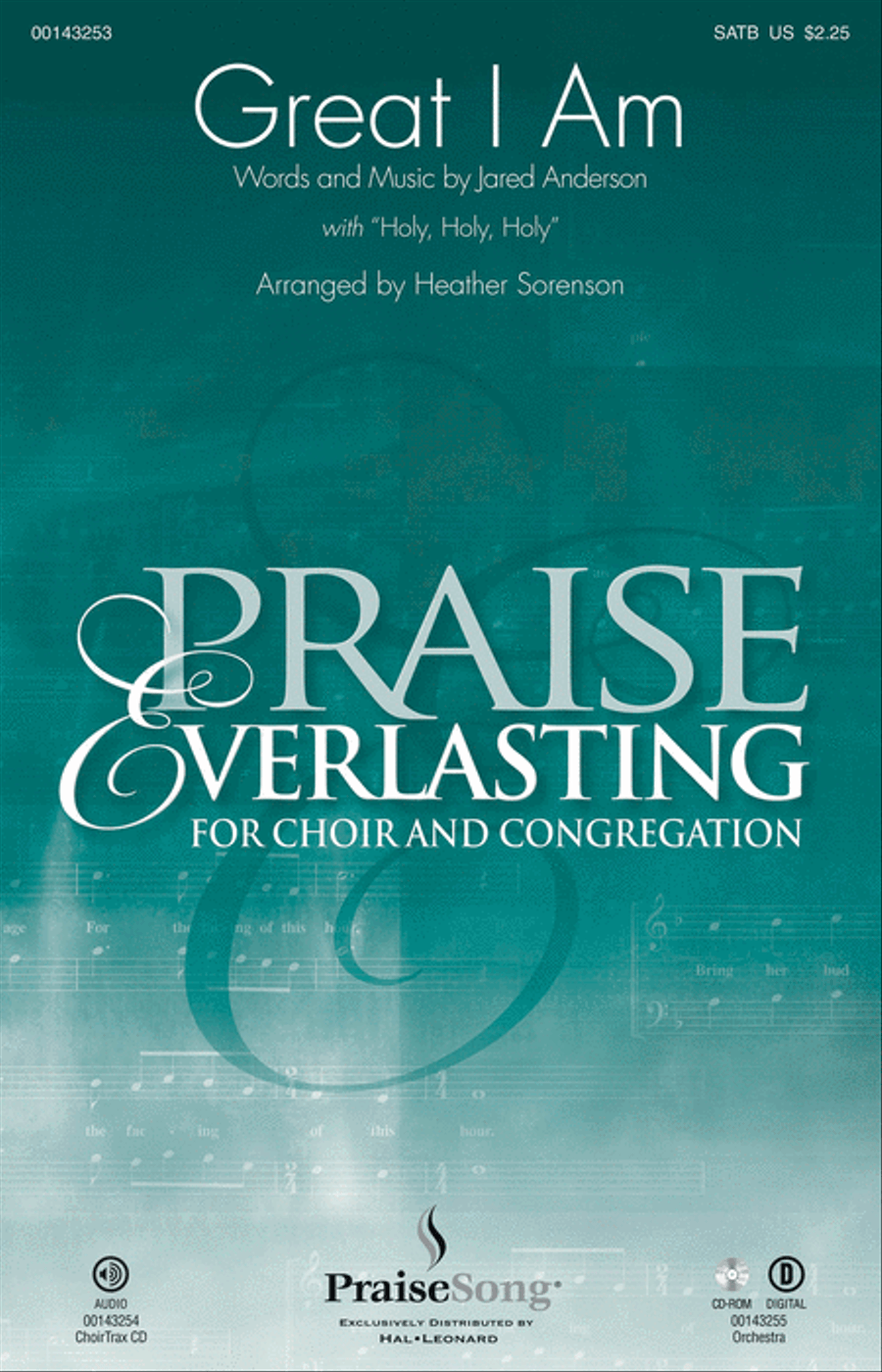 Great I Am (with “Holy, Holy, Holy”) 4-Part scores gallery preview page 1