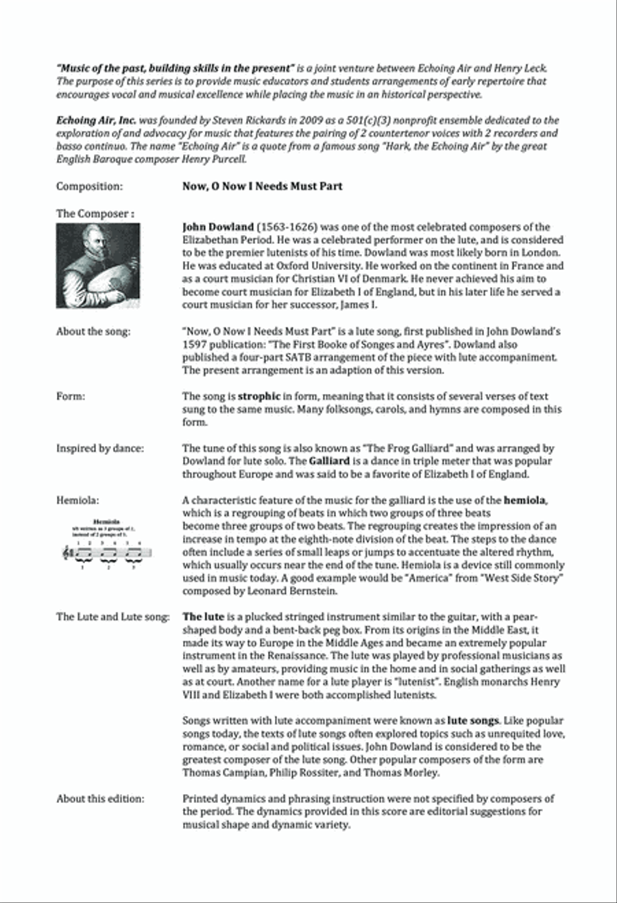 Now, O Now I Needs Must Part 4-Part scores gallery preview page 2