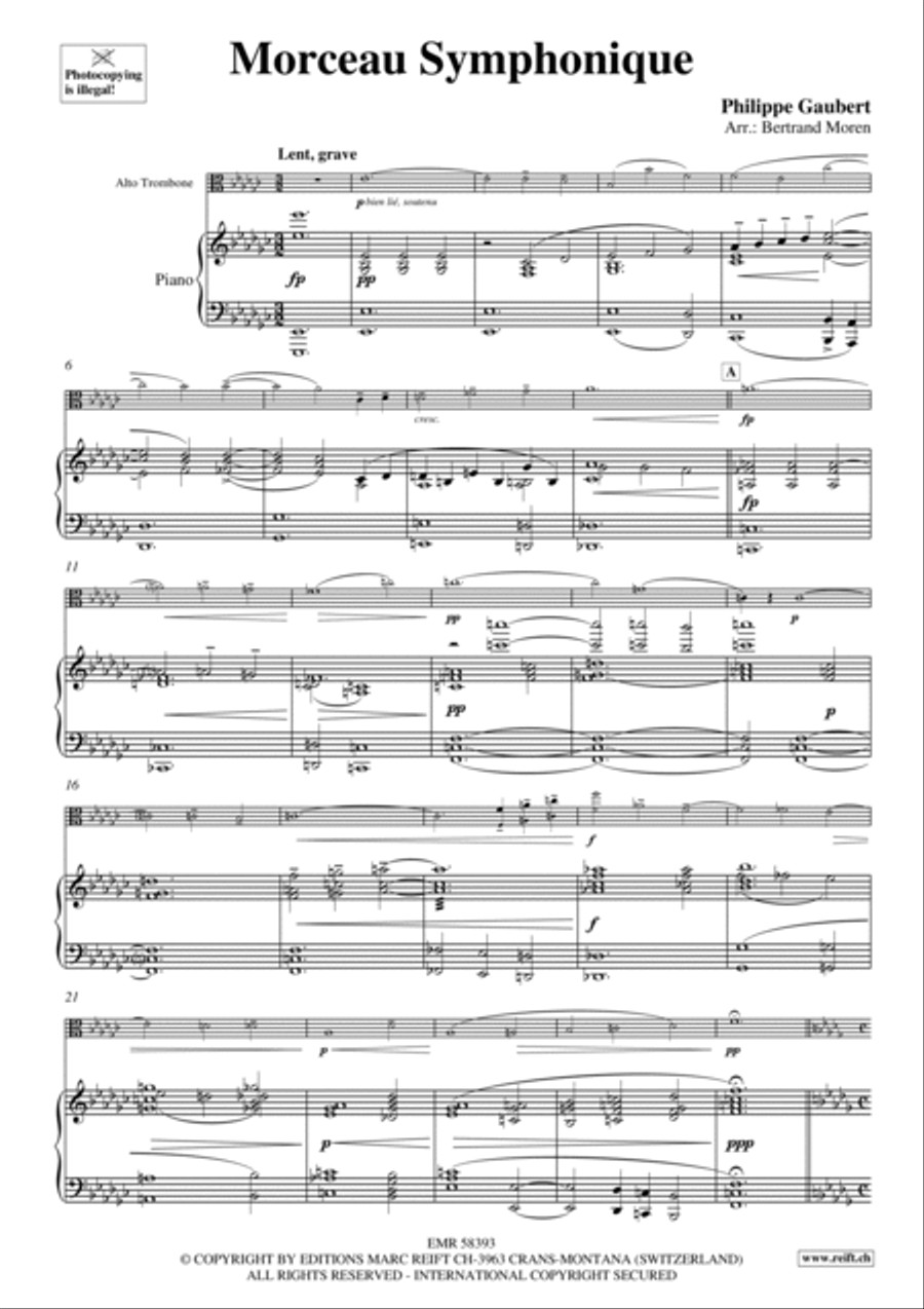 Morceau Symphonique Morceau Symphonique Piano Accompaniment scores gallery preview page 4