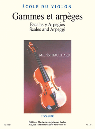 Gammes Et Arpeges Volume 1 Violon