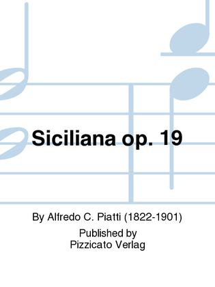 Siciliana op. 19