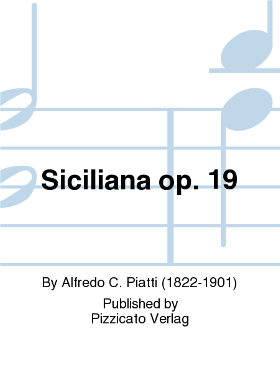 Siciliana op. 19 Siciliana op. 19 School and Community scores gallery preview page 1