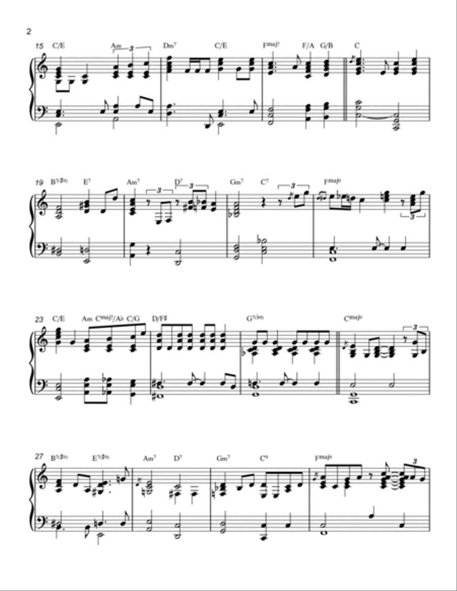 Never Would Have Made It Piano Solo scores gallery preview page 2