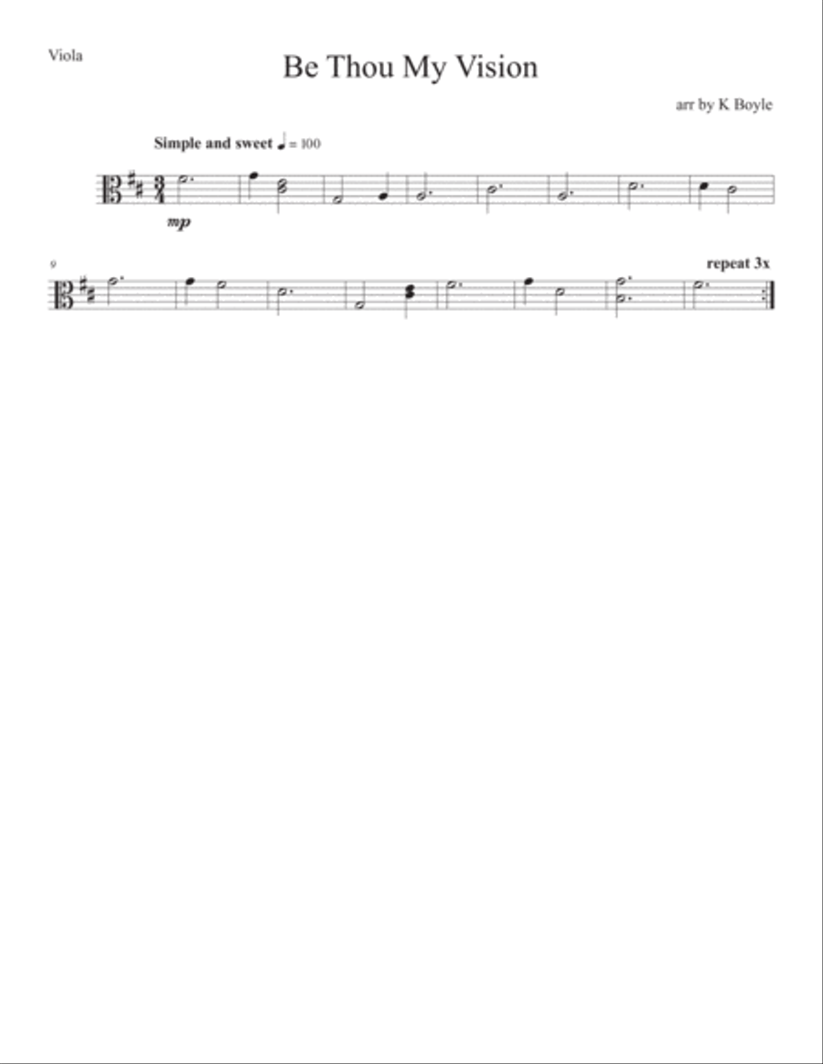 Be Thou Vision String Trio scores gallery preview page 3