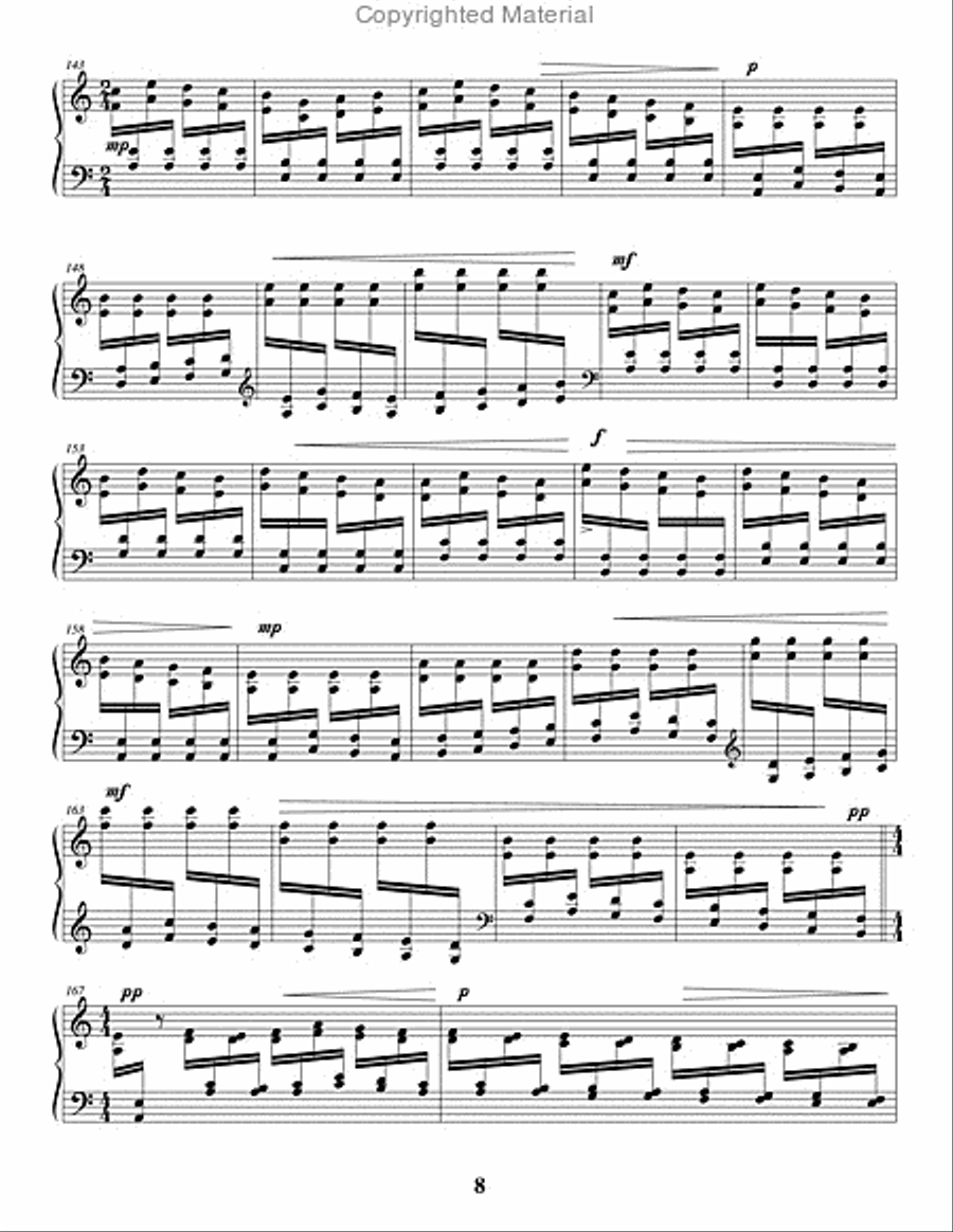 Variations on a Theme by Paganini Percussion Ensemble scores gallery preview page 9