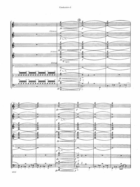 Overture For Percussion Ensemble - Full Score